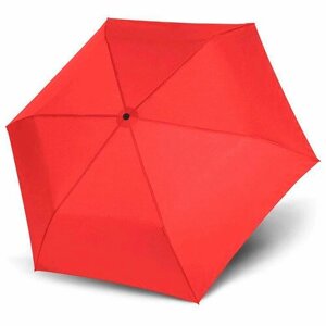 Мини-зонт Doppler, автомат, 3 сложения, купол 96 см, 6 спиц, для женщин, красный