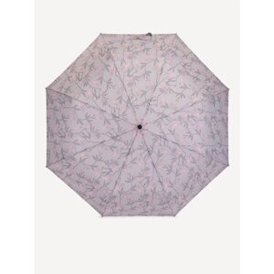Мини-зонт LABBRA, автомат, 3 сложения, купол 105 см., 8 спиц, чехол в комплекте, для женщин, розовый
