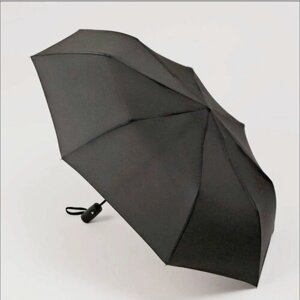 Мини-зонт Rain-Proof, полуавтомат, 3 сложения, купол 100 см., 8 спиц, система «антиветер», черный