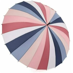 Мини-зонт Три слона, механика, для женщин, розовый