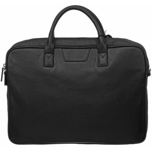 Мужская кожаная бизнес-сумка Bruno Perri L15729/1 черный