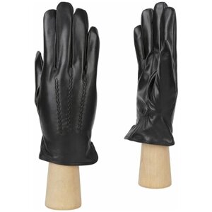 Мужские демисезонные утепленные перчатки FABRETTI из натуральной кожи, размер 10