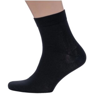 Мужские носки Grinston, 1 пара, укороченные, размер 25, черный