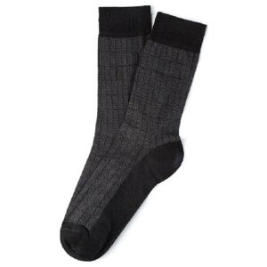 Мужские носки Incanto, 1 пара, 3 уп., высокие, размер 40-41, серый