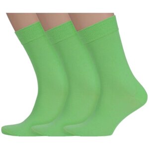 Мужские носки LorenzLine, 3 пары, размер 25 (39-40), зеленый
