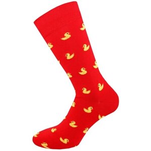 Мужские носки LUi, 1 пара, размер Unica (40-45), красный