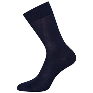 Мужские носки Omsa, 1 пара, классические, нескользящие, размер 45/47, синий