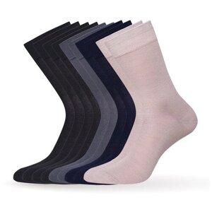 Мужские носки Omsa, 10 пар, 10 уп., классические, размер 45-47, мультиколор