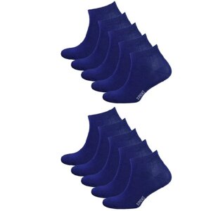 Мужские носки STATUS, 10 пар, укороченные, размер 27, синий