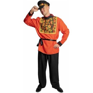 Мужской карнавальный костюм Хохлома на рост 182 размер 54