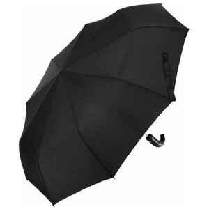 Мужской складной зонт Popular Umbrella автомат 1016H/Черный