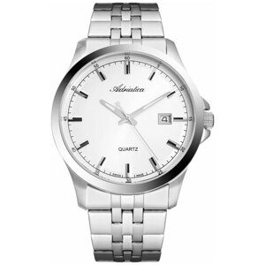 Наручные часы Adriatica 8304.5113Q, серебряный, белый