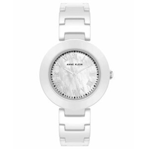 Наручные часы ANNE KLEIN Часы Anne Klein 4037MPWT с гарантией, серебряный, белый