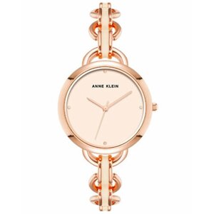 Наручные часы ANNE KLEIN Часы Anne Klein 4092BHRG с гарантией, золотой, розовый