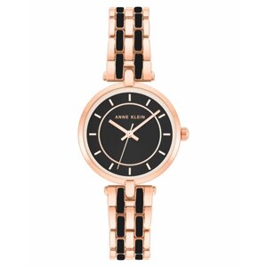 Наручные часы ANNE KLEIN Часы наручные женские Anne Klein 3918BKRG, Кварцевые, розовый