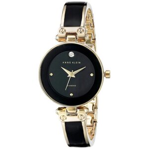 Наручные часы ANNE KLEIN Diamond 102196, черный, золотой