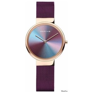 Наручные часы BERING Часы женские Bering 10X31-Anniversary3, фиолетовый, золотой