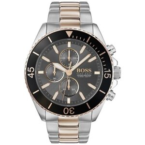 Наручные часы BOSS Наручные часы Hugo Boss Ocean HB1513705, черный, золотой