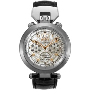 Наручные часы Bovet Bovet Sportster 46 mm Saguaro SP0401-MA 46ST, черный, серебряный