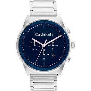 Наручные часы CALVIN KLEIN, синий, серебряный