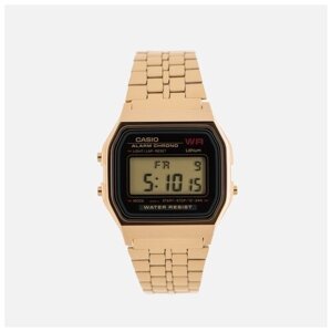 Наручные часы CASIO A-159WGEA-1E, золотой, черный