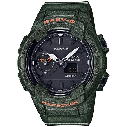 Наручные часы CASIO Baby-G BGA-230S-3A, черный, зеленый