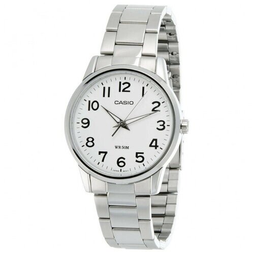 Наручные часы CASIO Casio MTP-1303D-7B, серебряный, белый