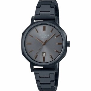 Наручные часы CASIO Часы Casio SHE-4554BD-8A, черный, серый