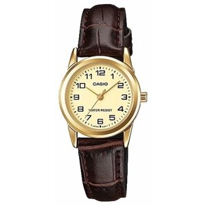 Наручные часы CASIO Collection LTP-V001GL-9B, желтый, серебряный