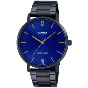 Наручные часы CASIO Collection Наручные часы Casio Collection MTP-VT01B-2B, черный, синий
