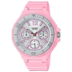 Наручные часы CASIO Collection Women LRW-250H-4A2, розовый, серебряный