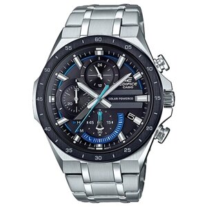 Наручные часы CASIO EQS-920DB-1B, серебряный, черный