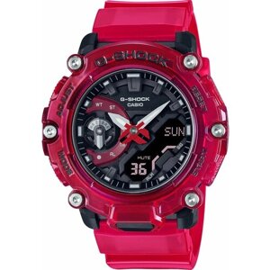 Наручные часы CASIO G-Shock Casio GA-2200SKL-4A, черный, красный