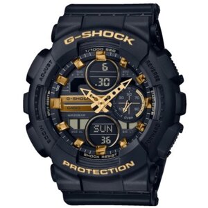 Наручные часы CASIO G-Shock Casio GMA-S140M-1A, черный, золотой