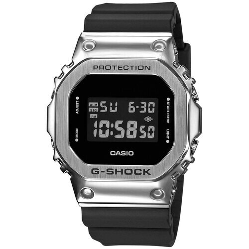 Наручные часы CASIO G-Shock, черный, серебряный