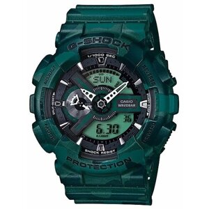 Наручные часы CASIO G-Shock GA-110CM-3A, зеленый, черный