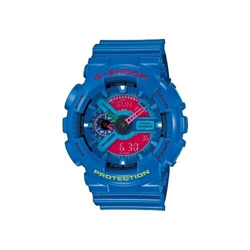 Наручные часы CASIO GA-110HC-2A, голубой, синий