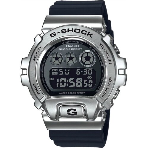Наручные часы CASIO Наручные часы Casio GM-6900-1ER, серебряный, черный