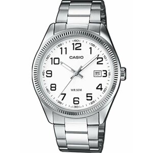 Наручные часы CASIO Наручные часы CASIO MTP-1302PD-7BVEF, серебряный, белый