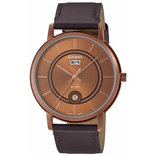 Наручные часы CASIO Наручные часы CASIO MTP-B120RL-5A, коричневый