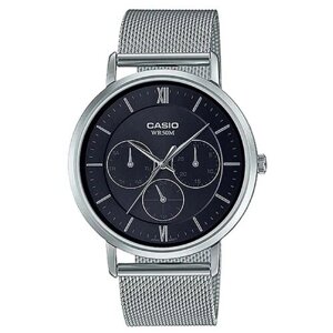 Наручные часы CASIO Наручные часы Casio MTP-B300M-1A, черный, серебряный
