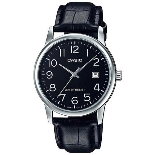 Наручные часы CASIO Наручные часы Casio MTP-V002L-1BUDF, черный, серебряный