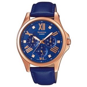 Наручные часы CASIO Sheen SHE-3806GL-2A, золотой, синий
