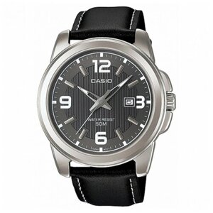 Наручные часы CASIO Японские наручные часы Casio Collection MTP-1314L-8A, серебряный, черный