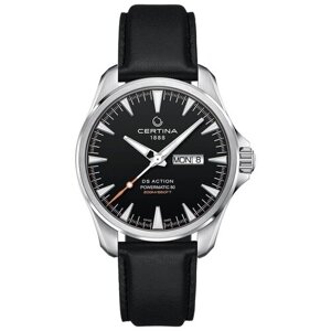 Наручные часы Certina Aqua Наручные часы Certina C032.430.16.051.00, черный, серебряный