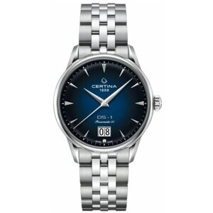 Наручные часы Certina Часы Certina DS-1 Big Date C029.426.11.041.00, синий, серебряный