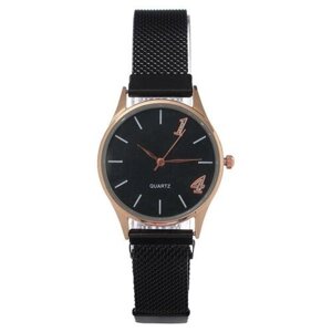 Наручные часы Часы наручные женские "Джози", d3 см, черный