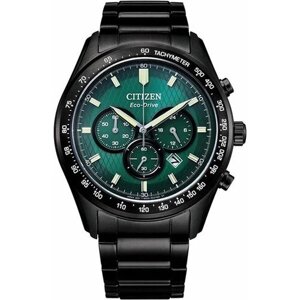 Наручные часы CITIZEN Японские мужские наручные часы Citizen CA4455-86X, зеленый