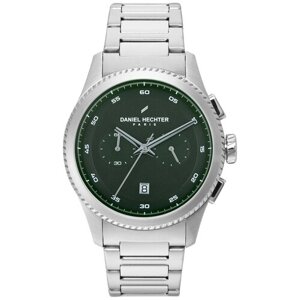 Наручные часы Daniel Hechter Часы наручные мужские DANIEL HECHTER DHG00404, Кварцевые, 43 мм, серебряный