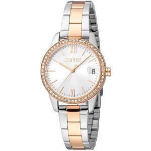 Наручные часы ESPRIT Часы наручные женские ESPRIT ES1L315M0125, Кварцевые, 30 мм, серебряный